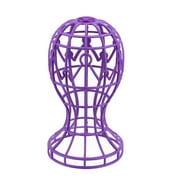 Pinfect Wig Stands Plastic Hat Wig Head Display Holders Stable Foldable Wig Rack